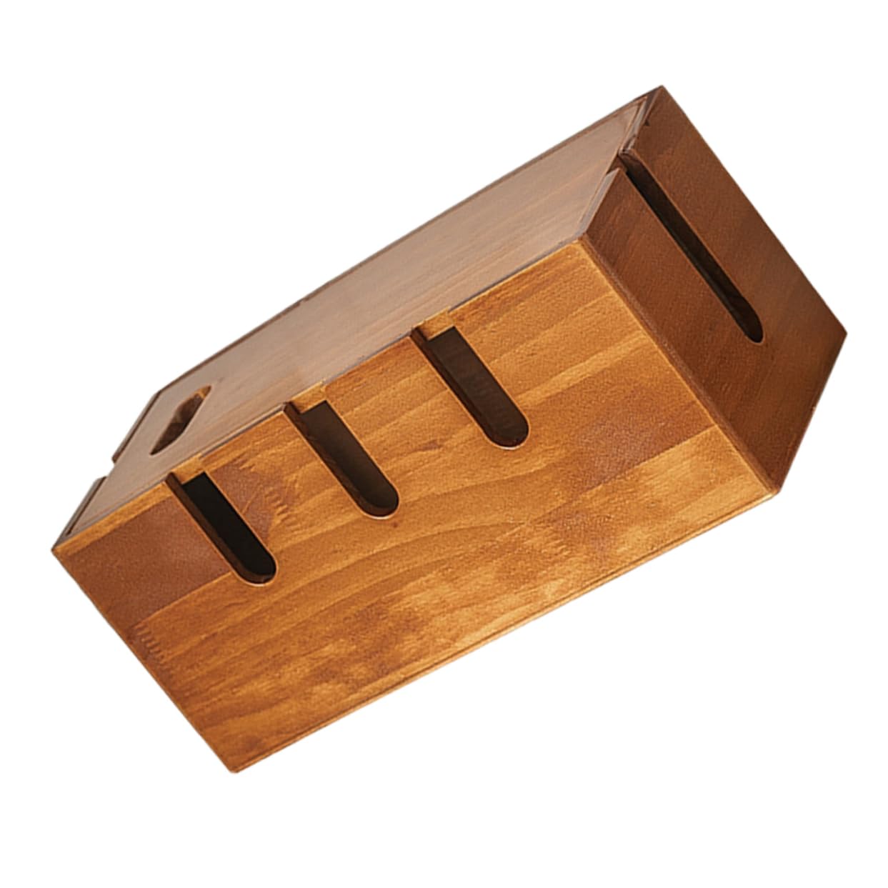 IMIKEYA Kabelbox Bambus Große Kabelmanagementbox Routerabdeckung und Drahtkasten für Büro und Zuhause Robust und Elegant