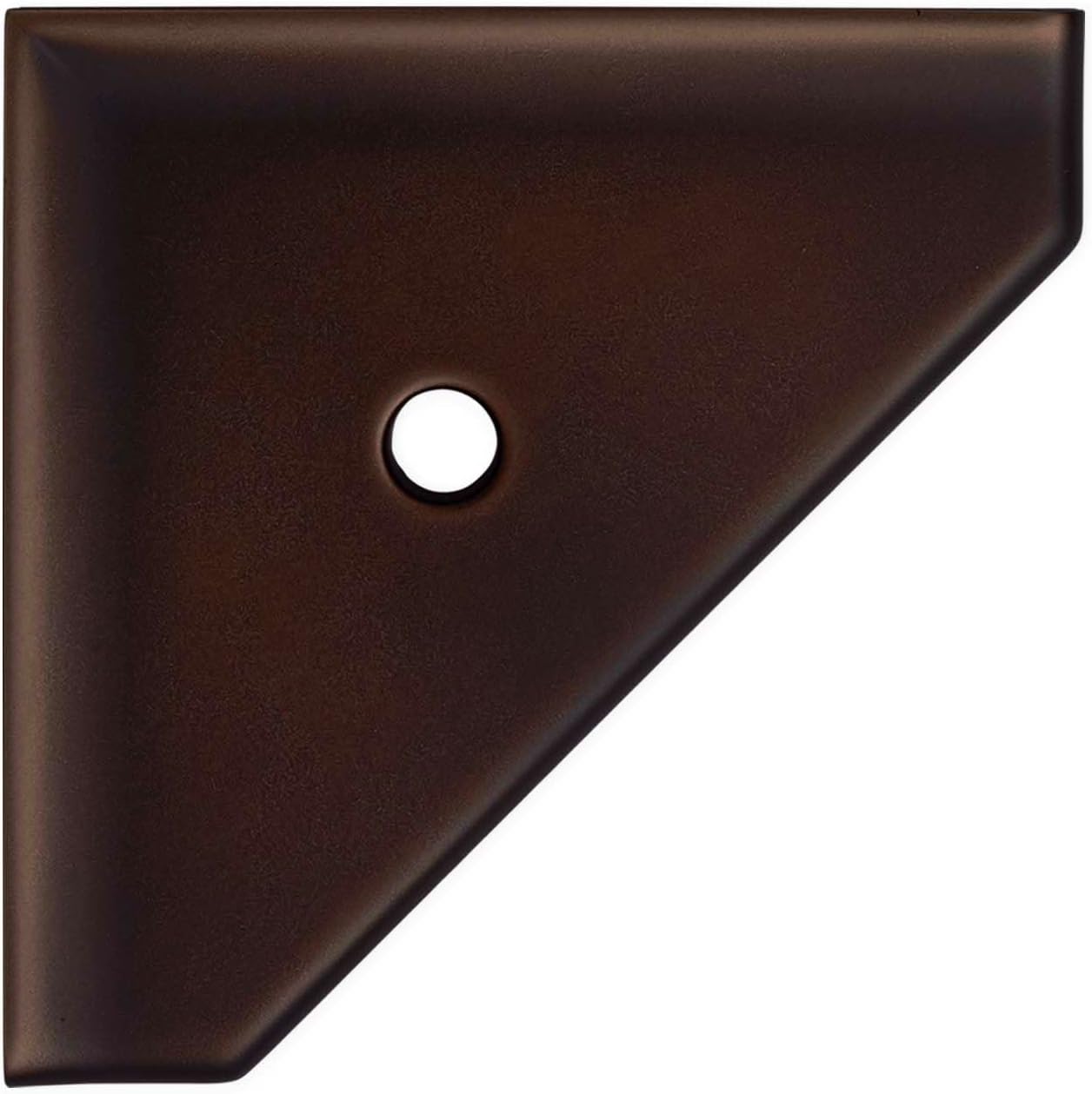 Questech 8" Corner Shower Shelf, Retrofit Shower Organizer for Tile Walls, Corner Caddy Soap Dish Bathroom Storage, Geo Flatback, Oil Rubbed Bronze Finish