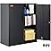 VEVOR 42'' Metal Storage Cabinet with 2 Magnetic Doors and 4 Adjustable Shelves, 200 lbs Capacity per Shelf, Locking Steel St