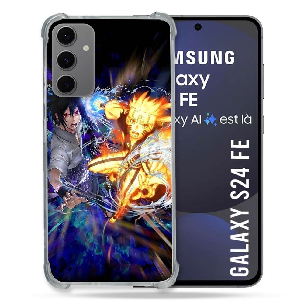 Cokitec Reinforced Case for Samsung Galaxy S24 FE Manga Naruto VS