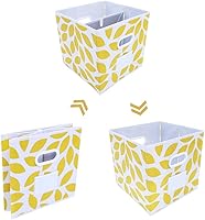 Vista 3 de Max Houser - Juego de 6 cubos de almacenamiento hechos de tela con asas de plástico dobles, para el armario del hogar, dormitorio, cajones