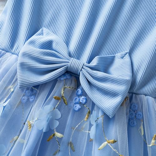 HNXDYY Toddler Baby Girl Princess Dress Tutu Summer Tulle Casual Dresses4