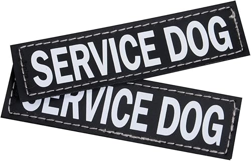 Miniatura 9 de EzyDog Insignia lateral  Identifica claramente a tu perro cuando llevas el arnés para perro Convert  Juego de dos insignias (perro de servicio,