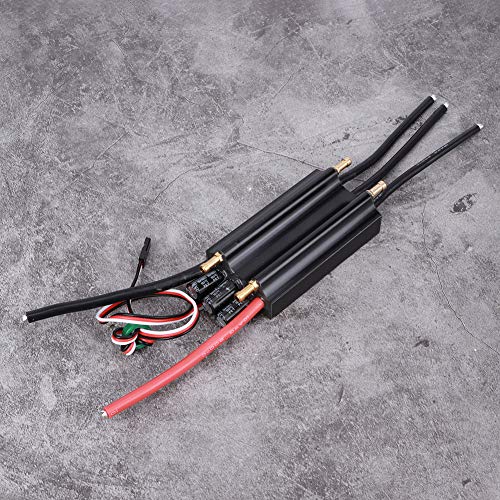 Dilwe RC Boat ESC, 120A RC Boat Wasserdichtes b&uuml;rstenloses ESC mit Metallgeh&auml;use Elektronisches Drehzahlregler Zubeh&ouml;r Kompatibel mit RC Boat