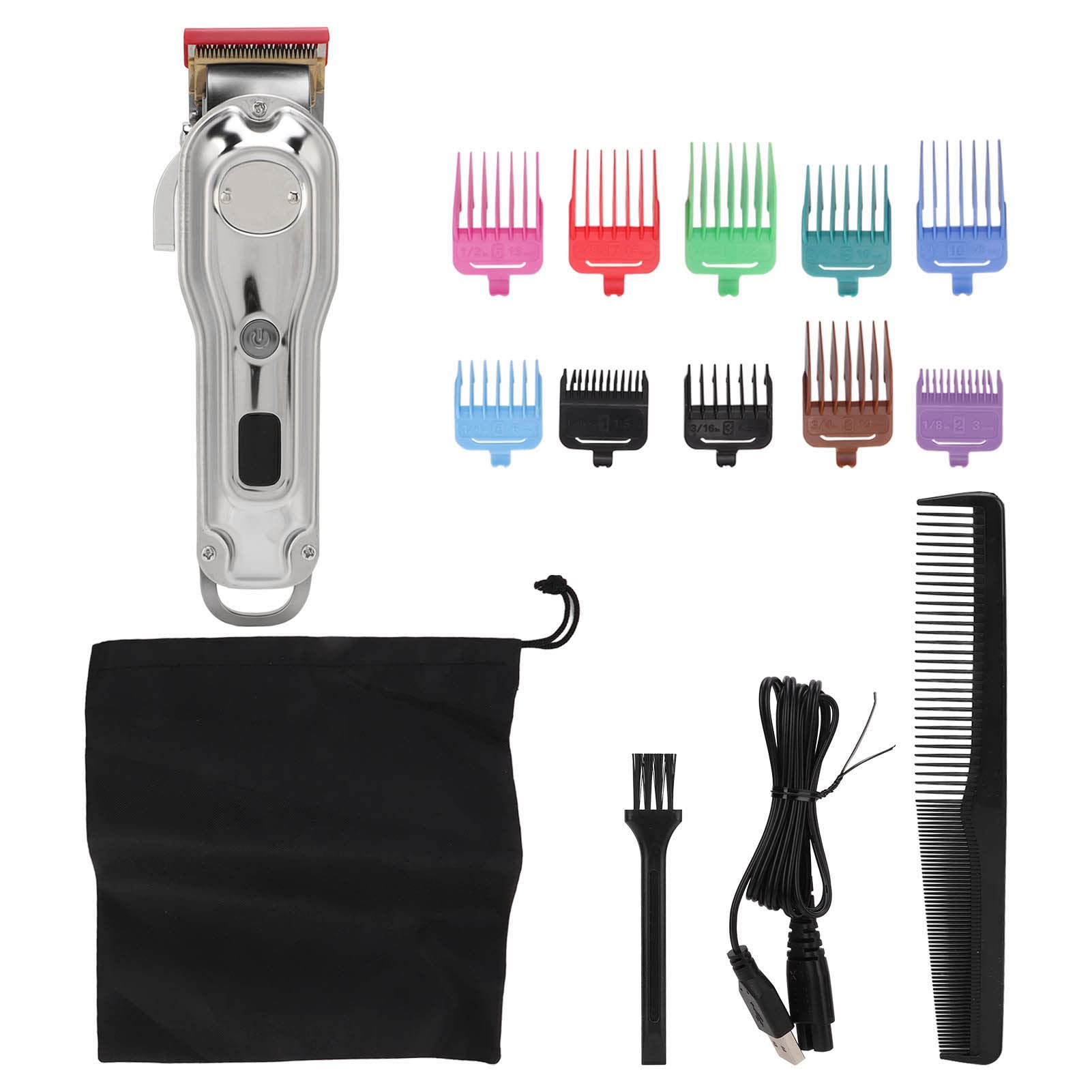 Haircut Kit, LCD Display Body Groomer Edelstahlklingen Haarschneidemaschine für den persönlichen professionellen Gebrauch