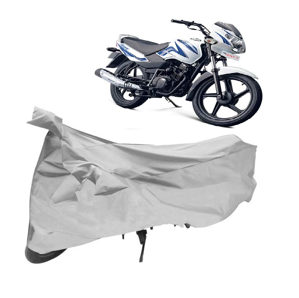 PrimeBox Bike Cover Water Resistance Dustproof UV Protection Bike Body Cover for Two Wheeler Protection (Tvs Sports Bike), Silver (B07H1BD35G) Amazon Price History, Amazon Price Tracker
