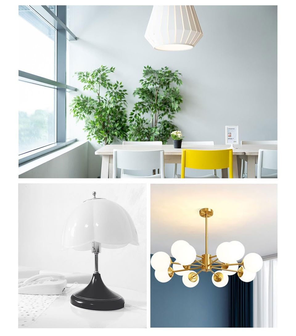 ANYPOWK 8 W LED Corn Bulb - Equivalent 60 W Incandescent 800 LM, E26 Base Daylight 6500 K Non-Dimmable, Pack of 4 - Image 3