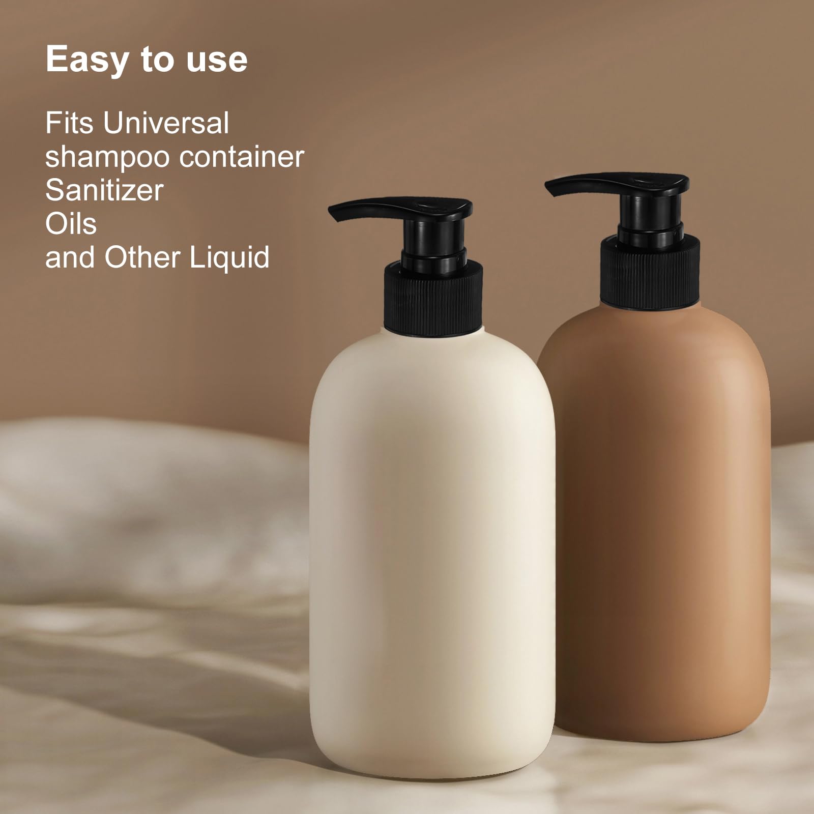QINGHEC 3 Stück Kunststoff Seifenspender, Lotion Pumpe Spender, Mit Trichter Und Wasserdichtem