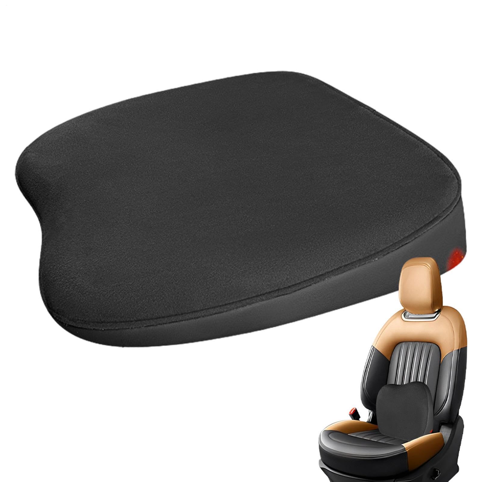 Cuscino per seggiolino auto - Cuscini per auto Cuscino per sedile rialzato Supporto per la vita con spessore 3,2 pollici - Accessori per ergonomici in memory foam per alleviare il disagio alla