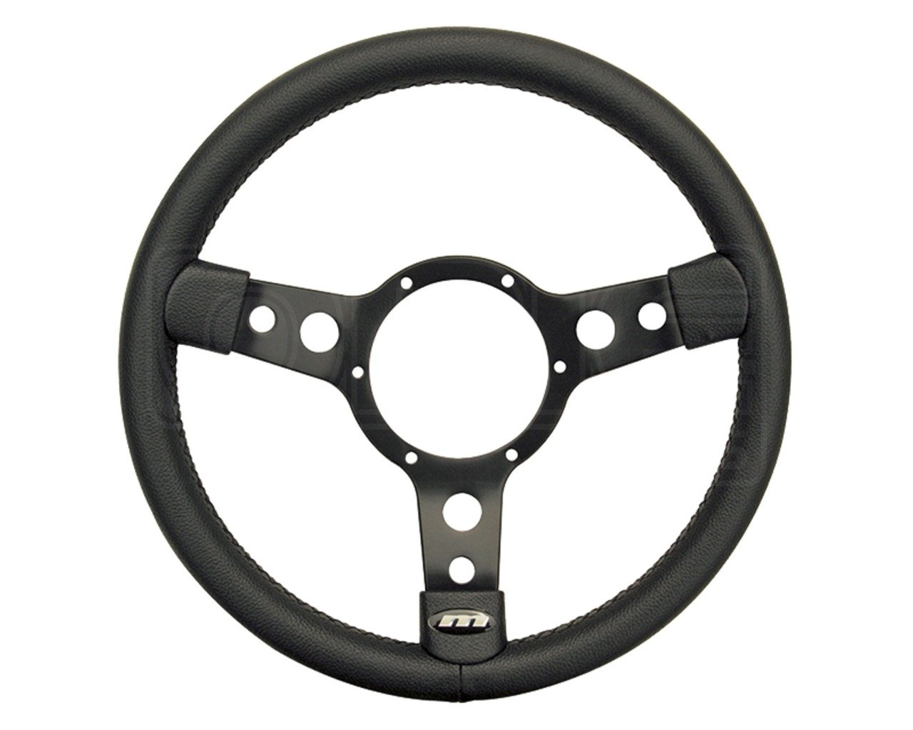 Mountney Traditional 14 Inch Vinyl Steering Wheel - Black Centre 43SBVB