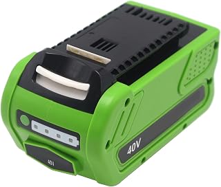 40V 4.0Ah Battery Replacement for GreenWorks 40V Battery 29472 29462 2901319 29252 20202 22262 25312 25322 20642 22272 27062 21242 G-Max Cordless Power Tools