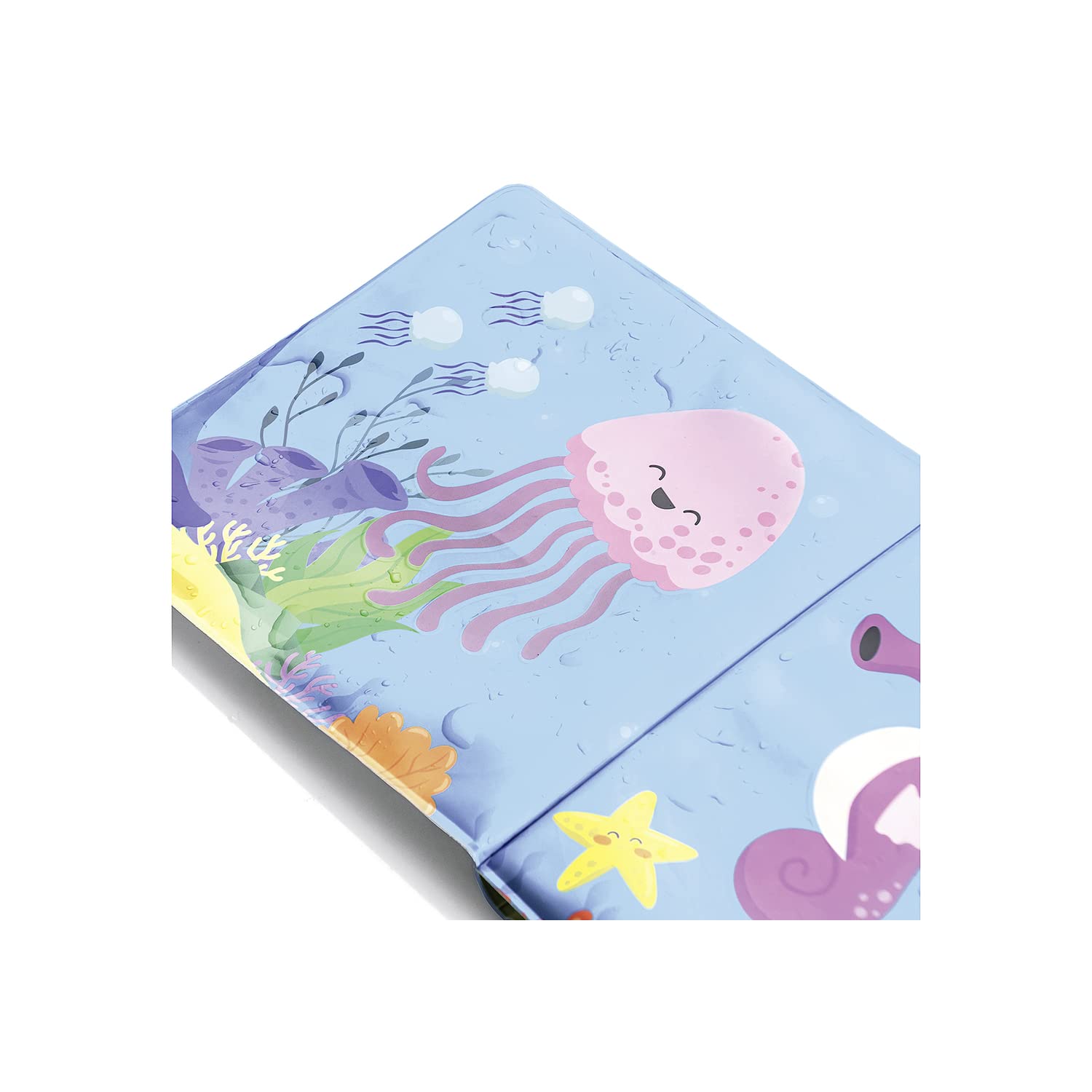 reer MyHappyBath Book – magiczna książka do kąpieli, ze zmianą kolorów i funkcją piszczenia, kolorowa