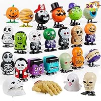 JOYIN 24 Pack Halloween Wind Up Toy Assortments for Halloween Party Favor Goody Bag Filler (24 Pieces Pack)