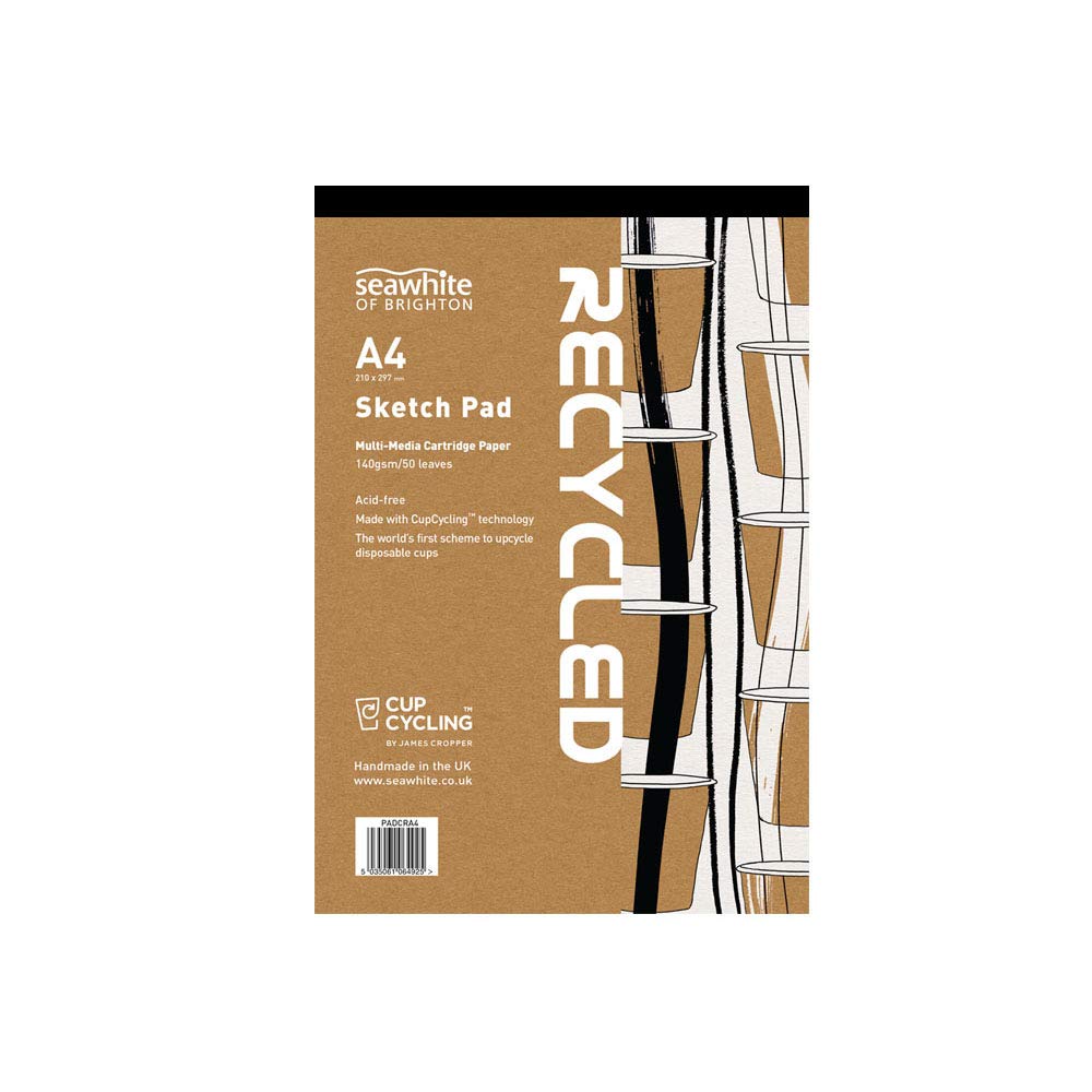 Seawhite CupCycling™ Cartridge Paper Pad A4 (29.7 x 21cm)