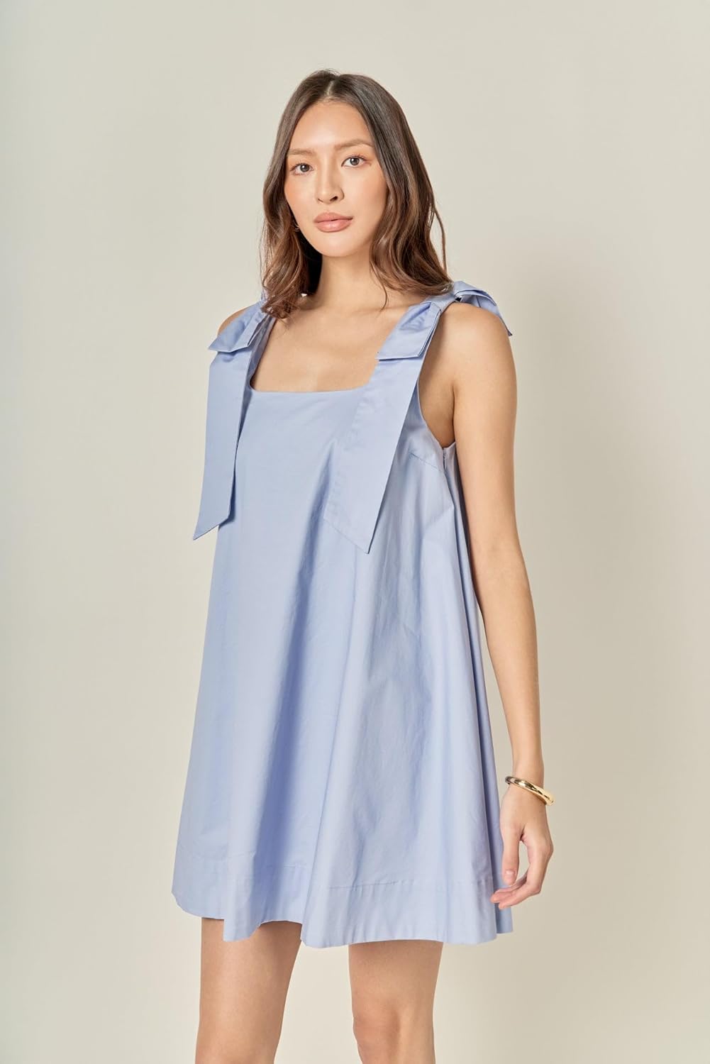 English Factory Women's Femme Bow Detail Mini Dress