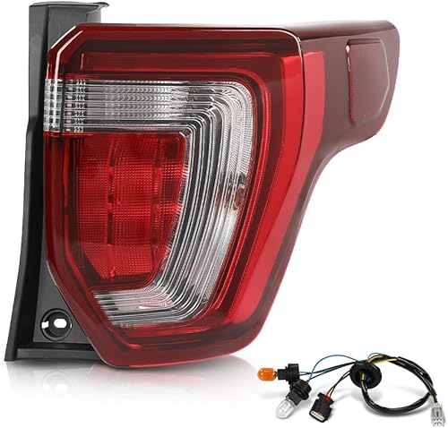 Miniatura 17 de GRAND ORANGE Conjunto de luces traseras, lámpara trasera izquierda del lado del conductor, luz de freno compatible con Ford Focus 4 puertas Sedan