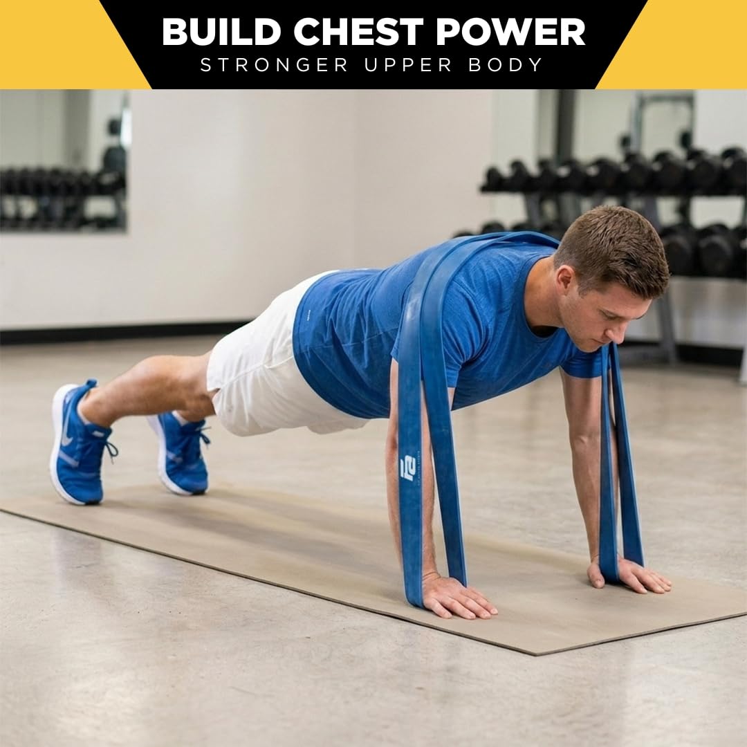 Fit Active Sports Taśmy do ćwiczeń oporowych niebieskie