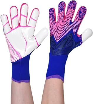 Soccer Goalkeeper Gloves Goalie Training Gloves Strong Grip Anti-Slip and Breathable for Adults and Children