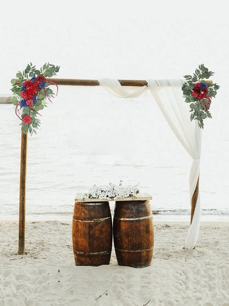 Ghirlanda Di Fiori Artificiali Per Arco Matrimoniale – Kit Decorazione Floreale Con Fiori Di Seta, Benvenuto Per Cerimonie (#2)