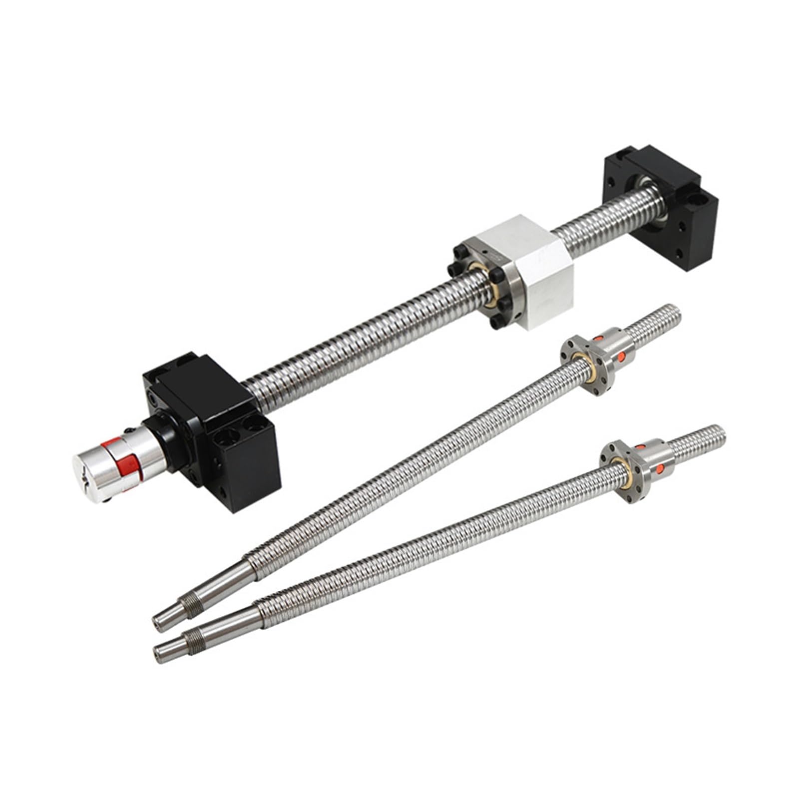 Metal Ball Screw nut Ball Screw SFU2505 Ball Screw C7 with 2505 Flange Single BK/BF20 End Machined(750mm)