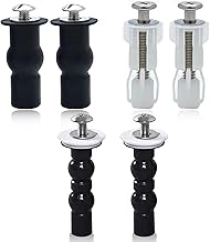 Toilettensitz Behoben Schraube WC Sitz Befestigungen 3 Paare Universal WC-Sitz Befestigungsset WC Deckel Schrauben Erweiterungs aus Gummi Scharniere Bolzen Zubehör Reparatur Kit