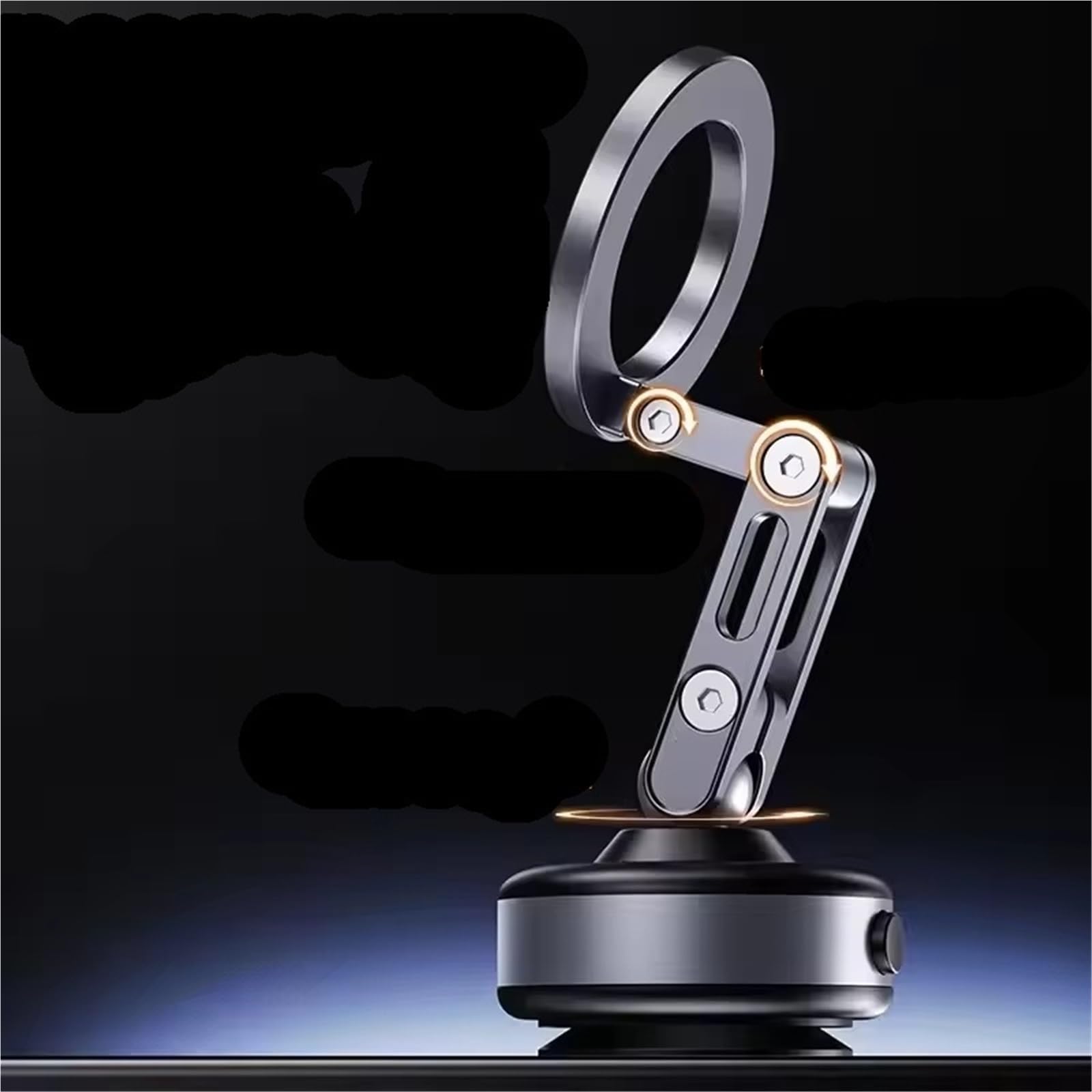 para iPhone Transmisión Vivo Celular Original X93 Adsorción Al Vacío Soporte Rotación 360 ° N52 Soporte Magnético Fuerte Soporte Móvil Coche