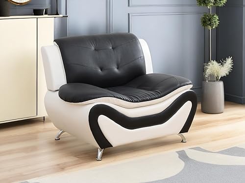 Miniatura 64 de Sofás de cuero para sala de estar, juego de sofás para sala de estar, sofá para dormitorio, apartamento, juegos de muebles para sala de estar (cuero