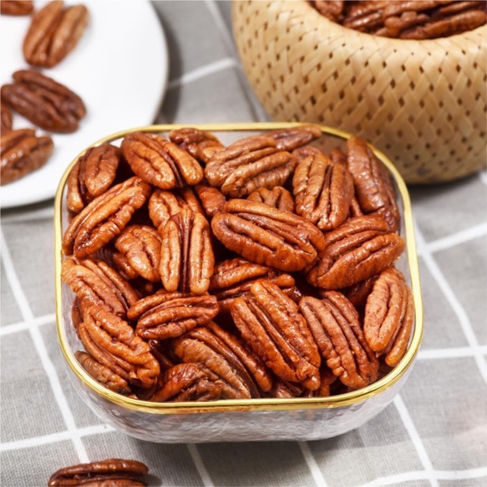 Nueces de nueces pecanas con sabor a crema (500 g): sin cáscara envasadas individualmente (bocadillo)
