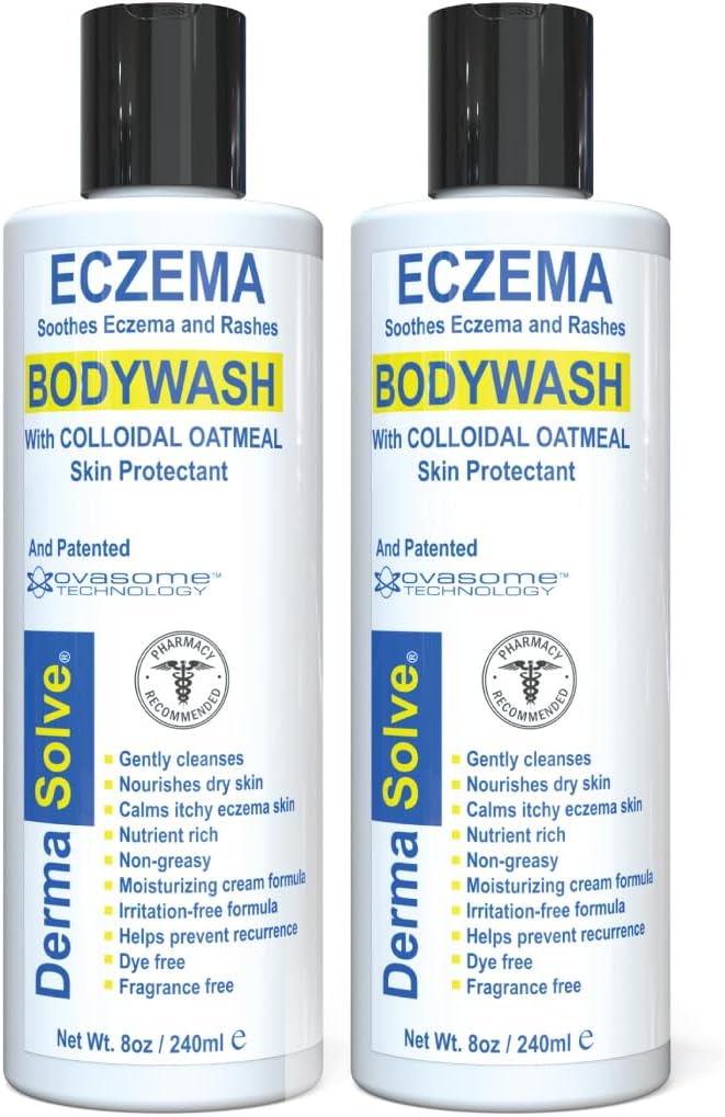 Eczema Relief Body Wash (2 Pack) | Protects, Moisturizes, and Repairs Skin - Kids, Babies & Adults - Steroid Free