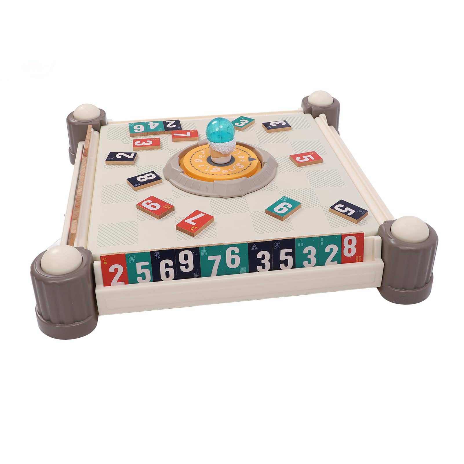 Multifunktionales Rommé-Würfel-Reisespiel, Logikspiel, das die Konzentration Verbessert, für Familien, Partys, Camping, Langlebiges Material