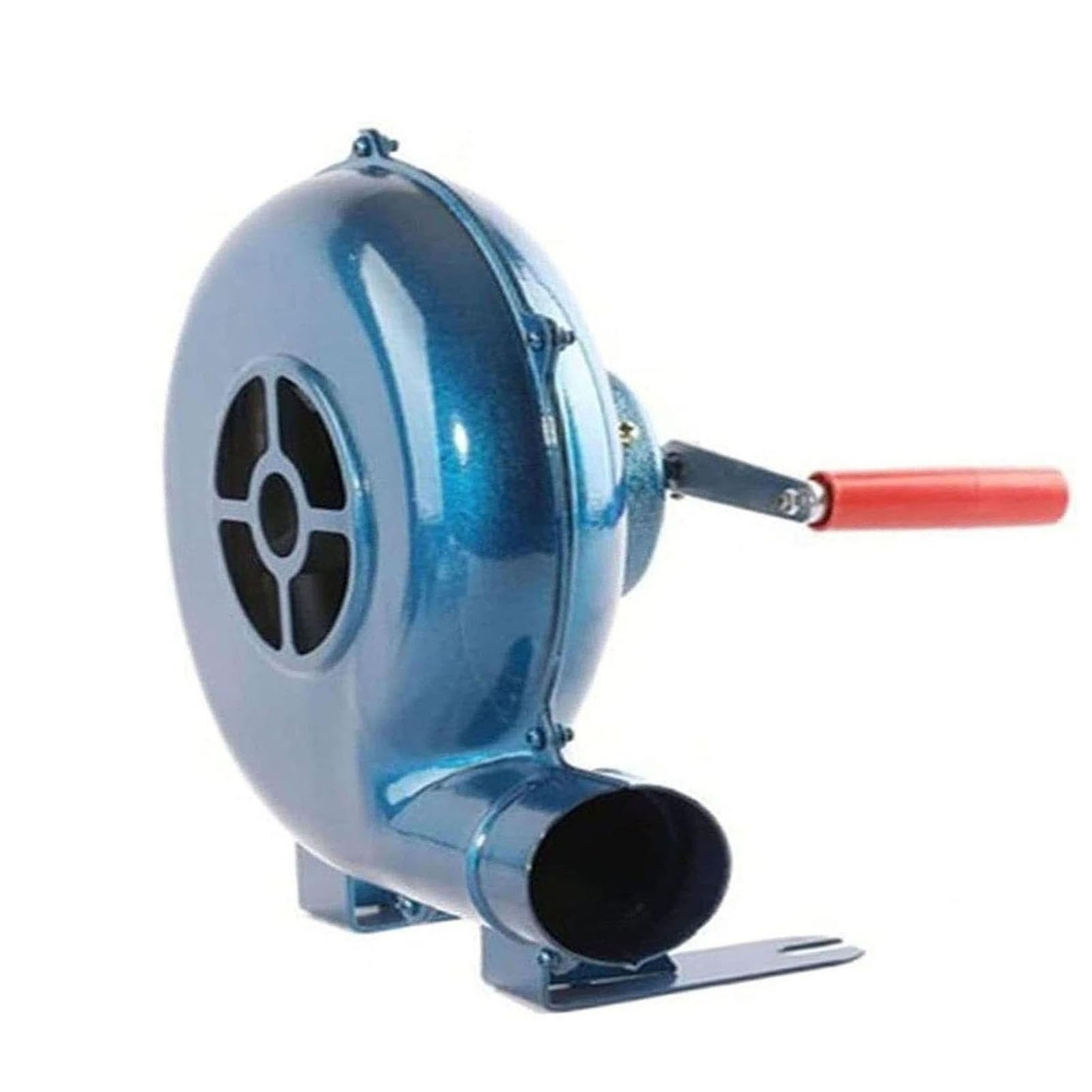 Mantice per Barbecue, Ventilatore per Fucina da Fabbro A Manovella, Accenditore per Fiamma con Attrezzo A Manovella, Soffiatore Manuale per Fucina per Impieghi Gravosi(300W)