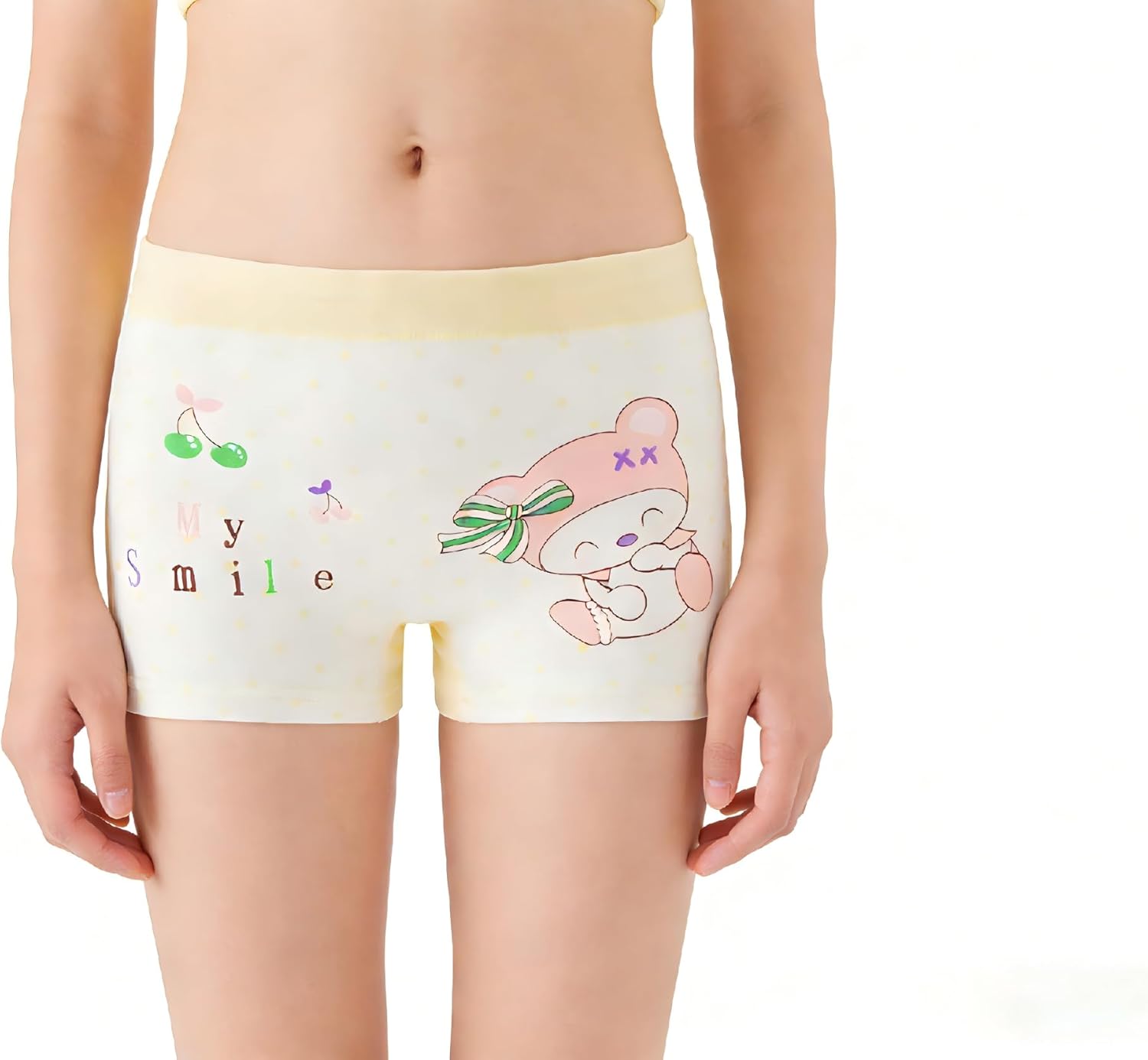 Girls Cotton Underwear Soft Boy Shorts Kids Boxer Briefs Panties(Pack of 5) - Image 2