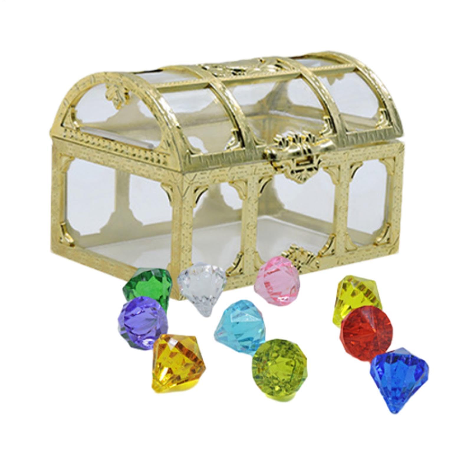 Grand coffre au tresor pirate pour ranger les jouets et decorer la chambre