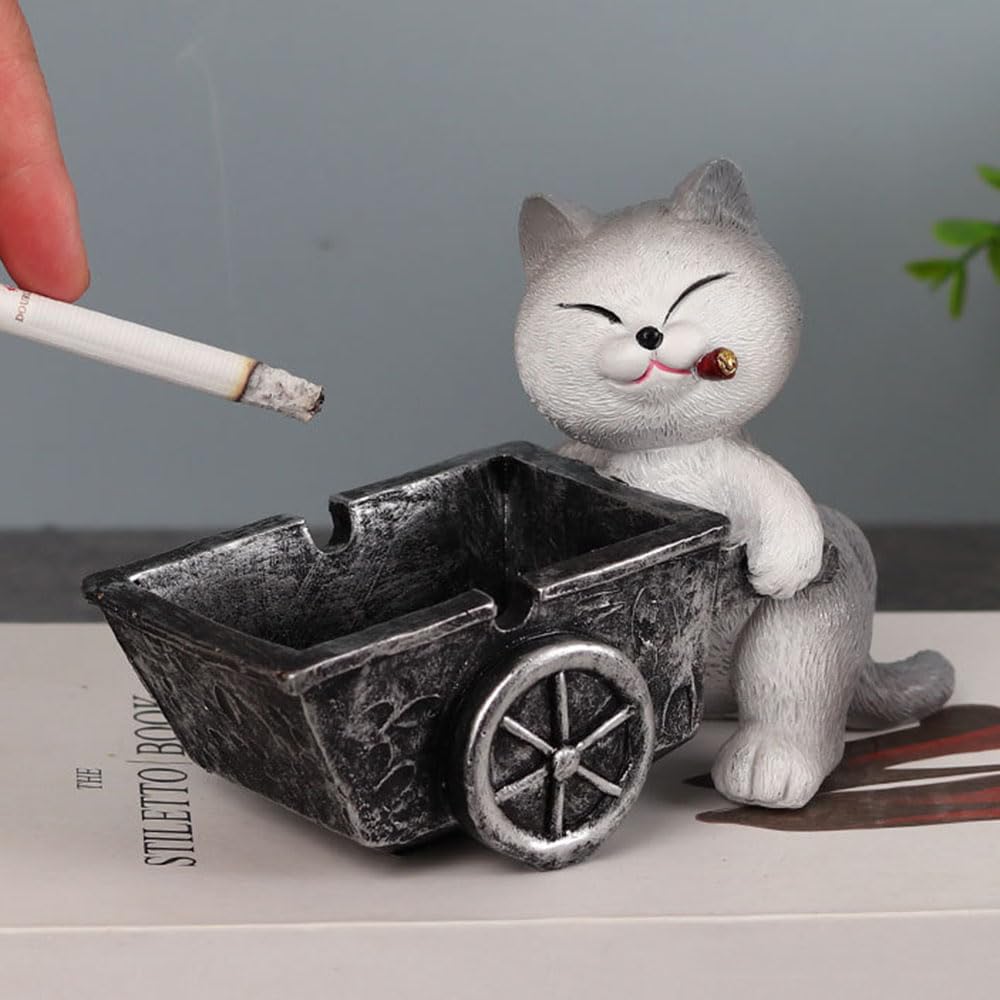 家庭用アニメの猫灰皿はかわいいデザインのセラミック大烟筒です