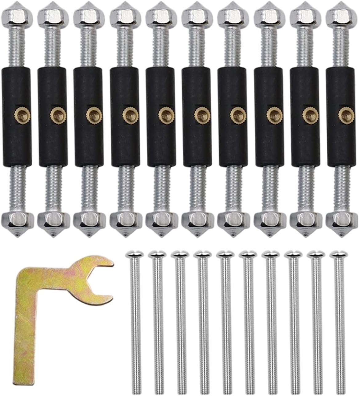 Cassette Screws Support Rod Kit Rust Resistant Repair Device for Wall Switch 86 Round