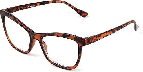 Betsey Johnson Maia - Gafas de lectura con luz azul, color tortuga, 2.441 in