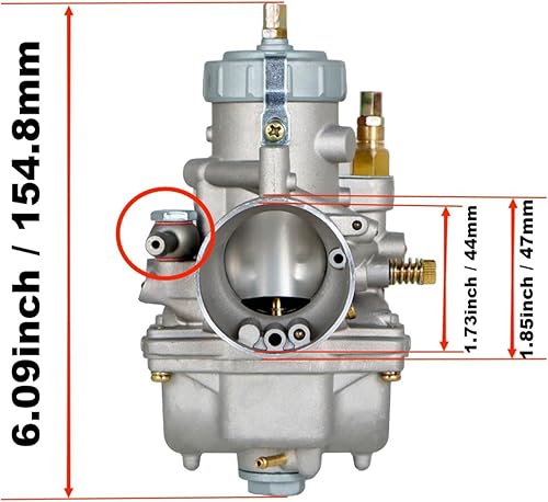 Miniatura 2 de Carburador de 2 tiempos compatible con Polaris Trail Blazer 250 1990-1998 2000-2006 Xplorer 250 2000-2002 Xplorer 400 400L 1996-1998 Sport Scrambler