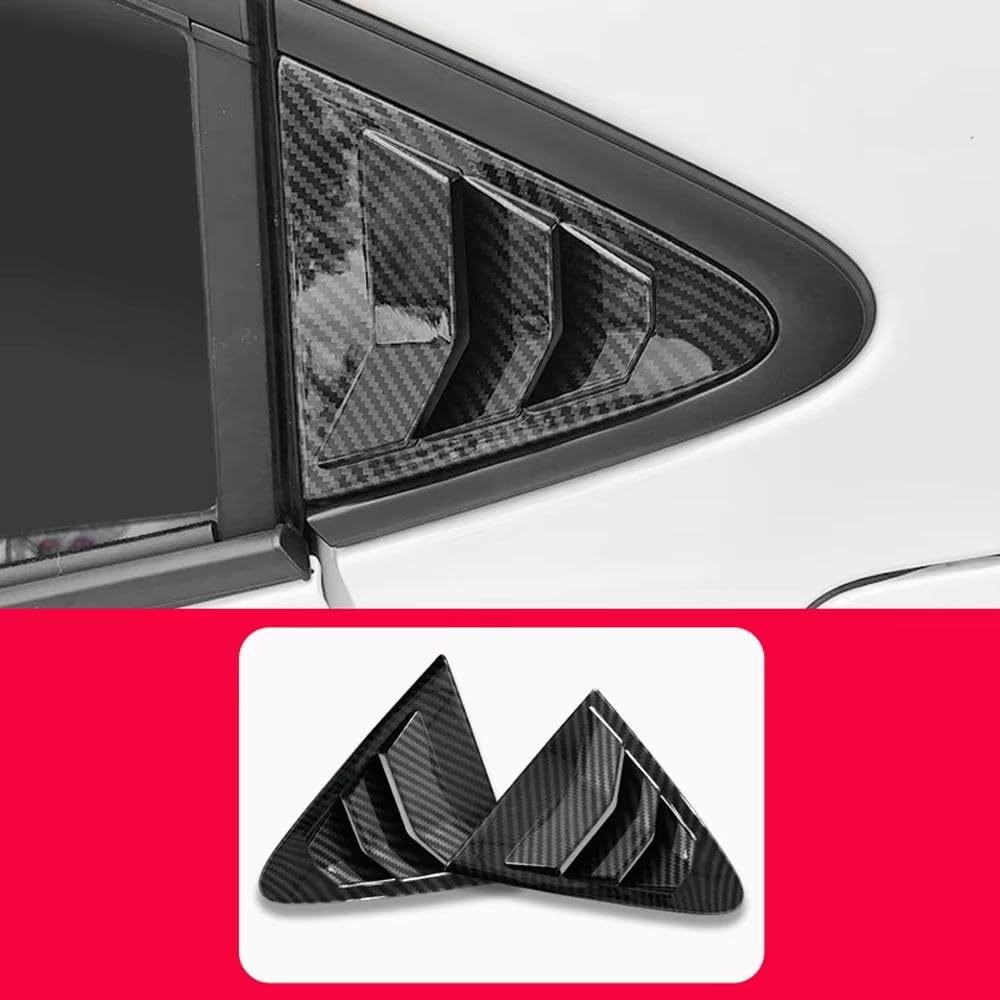 Rivestimenti Esterni Feritoia Per Toyota Corolla Berlina 2019-2022 | Aspetto Dinamico, Impermeabile, Migliora La Privacy(Bright Black)