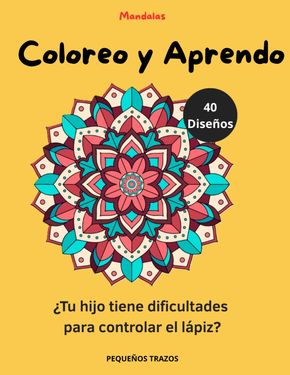 Coloreo y Aprendo: Cuaderno de grafomotricidad para niños de 4 a 8 años