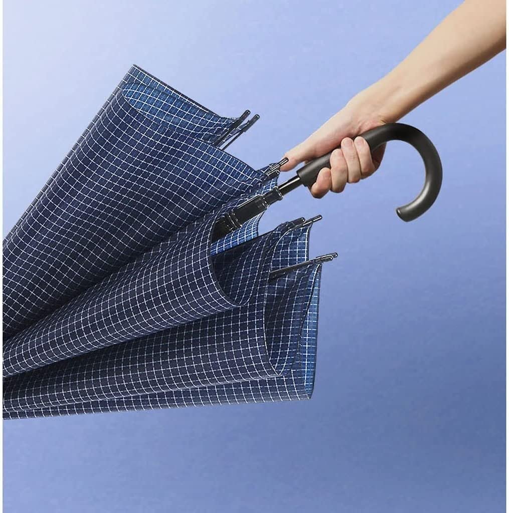Paraguas Sombrilla con Funda para sombrilla Correa Trasera para Lluvia y Sol Paraguas de Bolsillo con protección Solar
