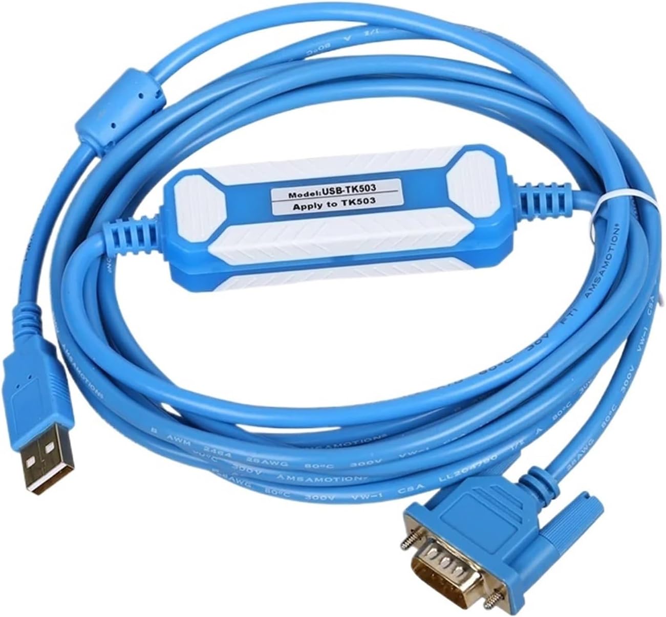 USB-TK503 for Debugging Cable AC500-ECO Series PLC Programming Cable Download Line 43/5000(Blue)