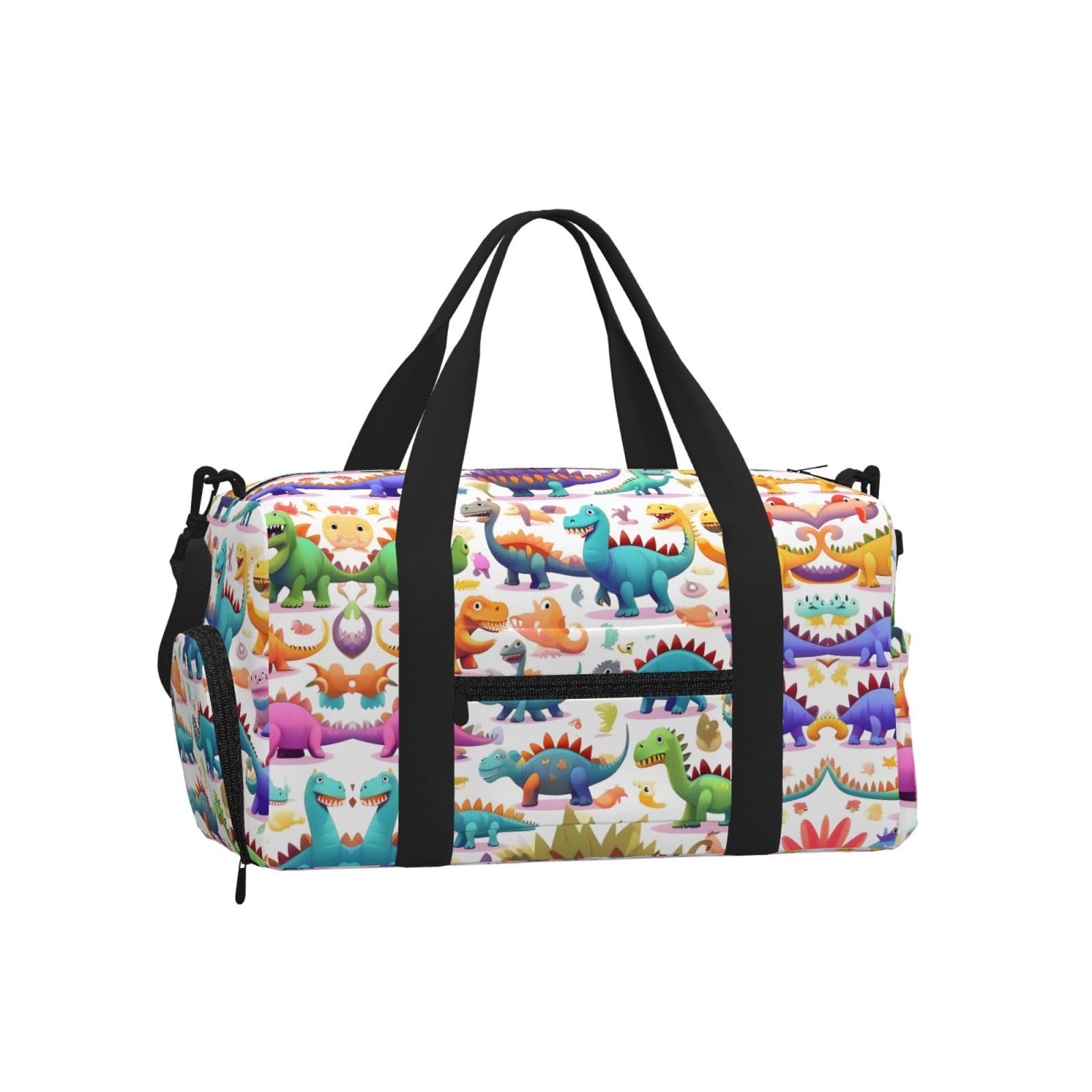 Bolsa de equipaje transpirable con dinosaurios contra la ropa húmeda 8