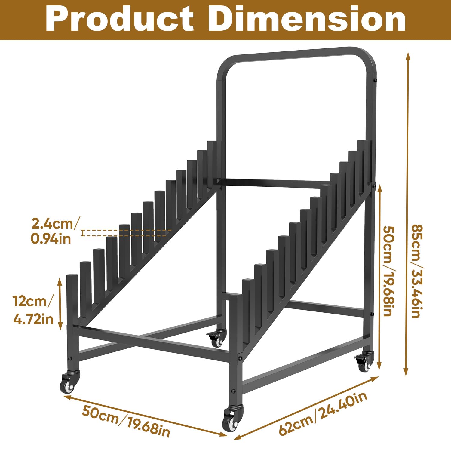 TableCraft 5524 Cash & Carry Order Rack, 24
