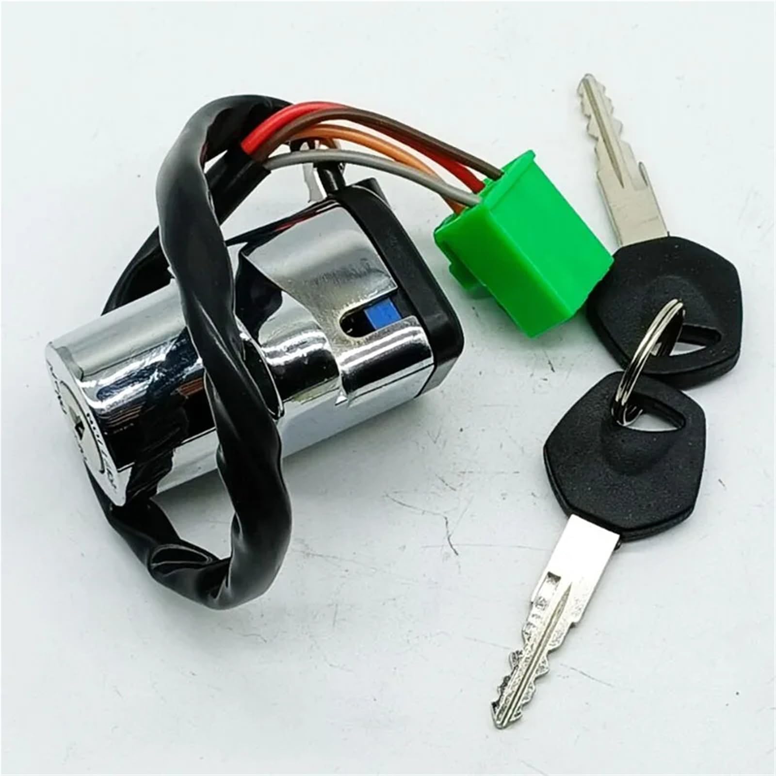 Moto Chiave Accensione Compatibile Con Suzuki Per VS1400 Per Intruder 1400 1987-2004 Set Di Chiavi Di Blocco Interruttore Di Accensione E Avviamento OEM: 37110-38B00 37110-38B01