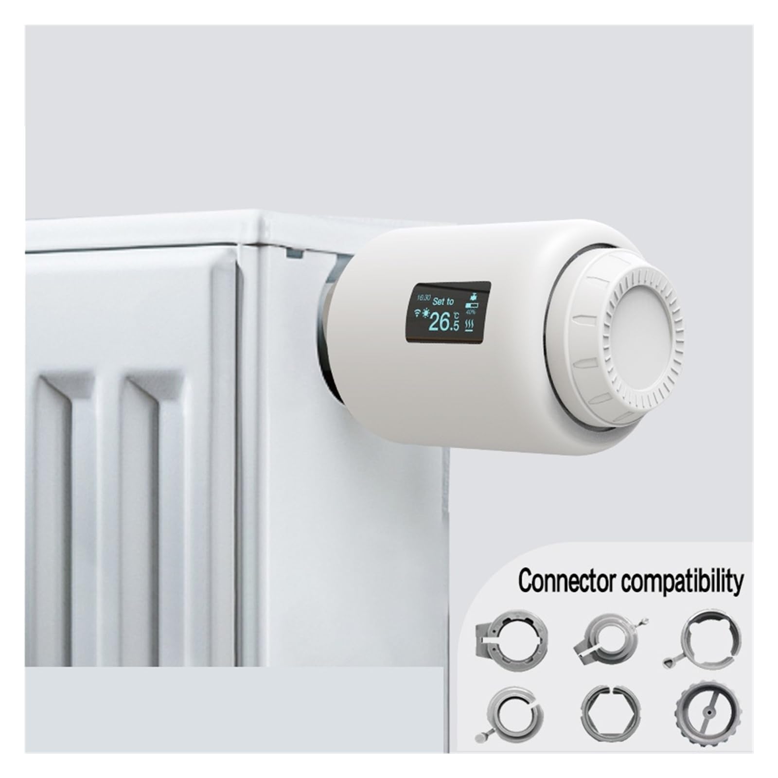 Termostato intelligente, Valvola termostatica for radiatore Smart Home Regolatore di temperatura for valvola termostatica