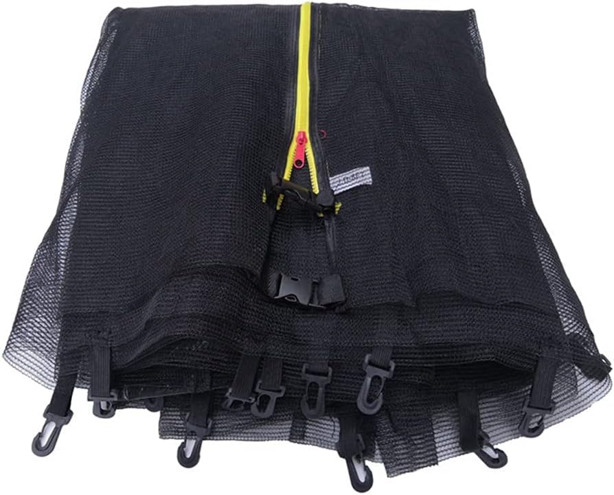 Filet de trampoline pour éviter les chutes durant l'entraînement de fitness rond
