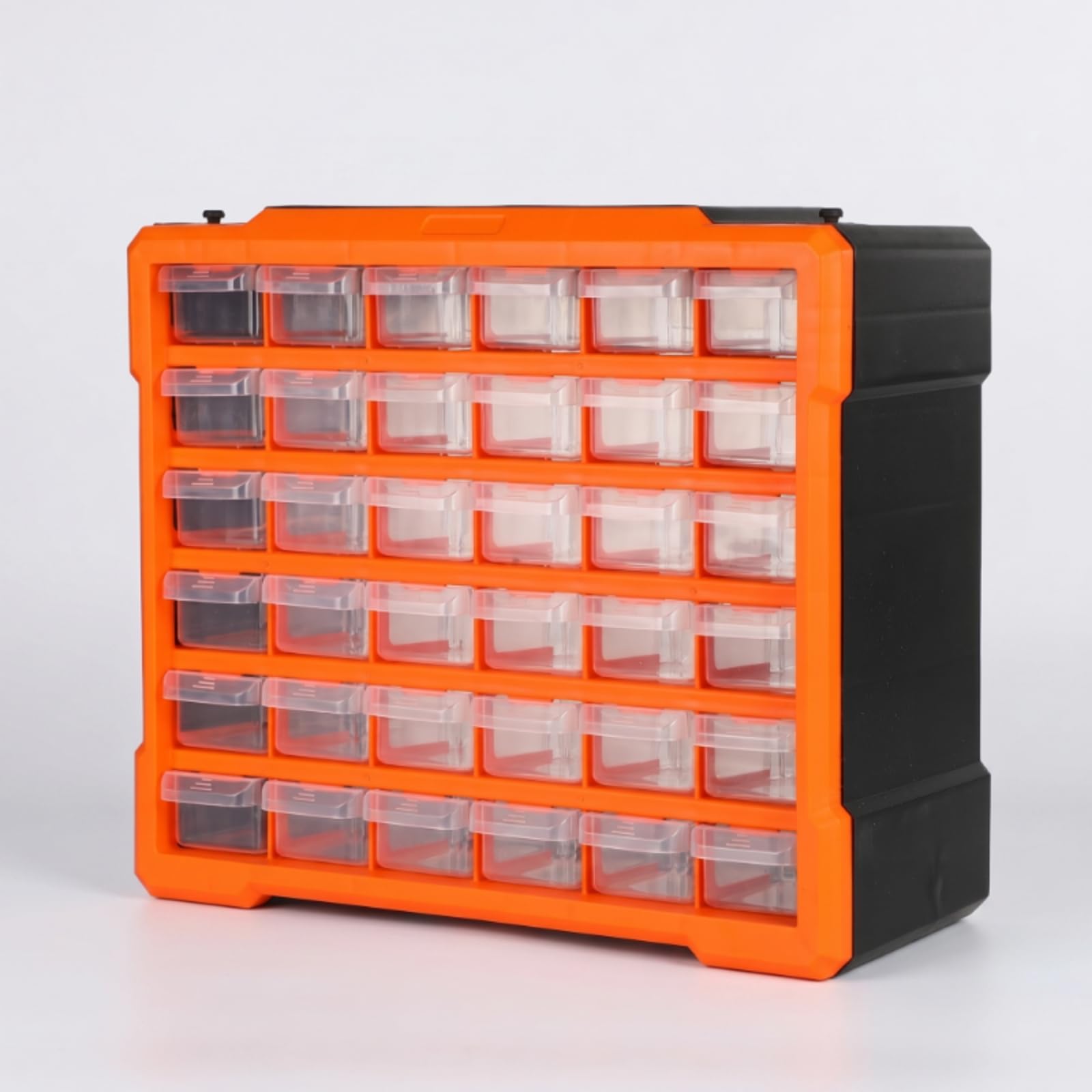 Gralara Contenedor Industrial Organizador de Piezas Cajonera Clasificadora Caja de Tornillos Armario de Almacenaje Compartimentos Visibles Que Agilizan el