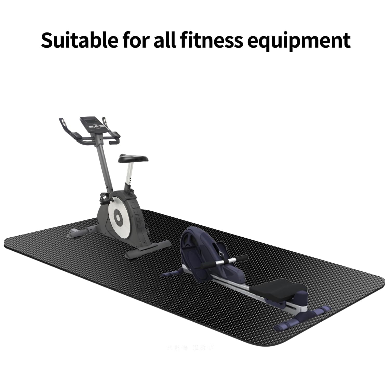 Alfombrilla de equipo de fitness, tapete de equipo de ejercicio, tapete para cinta de correr, tapete de bicicleta estática, tapete de entrenamiento para gimnasio en casa, tapete de gimnasio, tapete de