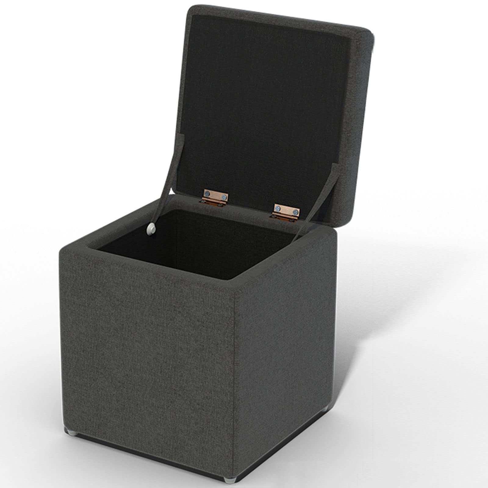 Repose-pieds en tissu PU cube LUNEZY tabouret de rangement pour changement de chaussures