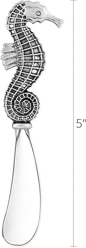 Miniatura 7 de UP ware - Juego de 2 cuchillos esparcidores de queso y mantequilla de aleación de zinc (tortugas)